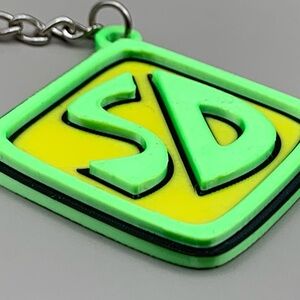 Green and Yellow Scooby Doo Keychain